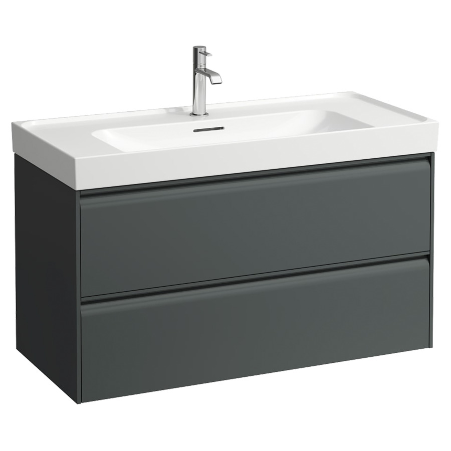 Élément inférieur MEDA
98,4 x 51,5 x 44,8 cm
élément à 2 tiroirs
pour lavabo 213 155/156
