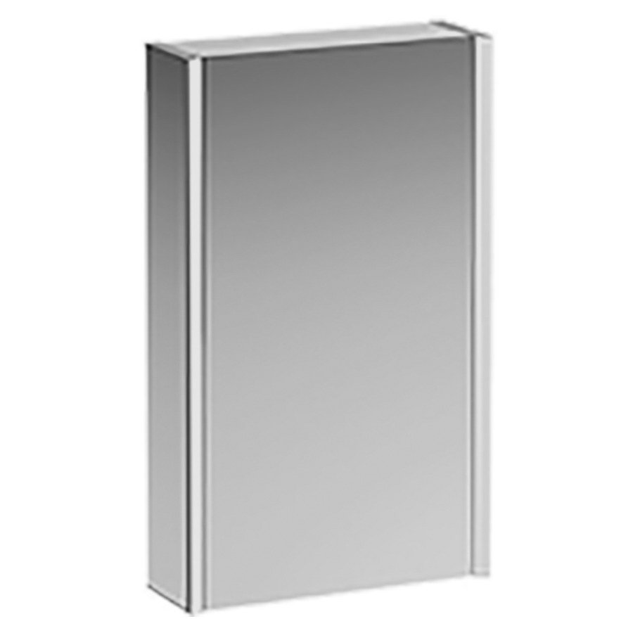 Armoire de toilette
FRAME 25 LED
45,0 x 75,0 x 15,0 cm
1 porte à double miroir
charnières à droite, 2 prises
éclairage d'ambiance en bas
éclairage LED vertical
4000 Kelvin, 2x 14 W, IP44