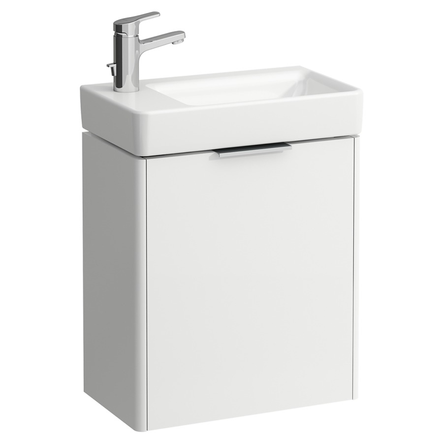 Élément inférieur BASE
46,0 x 53,0 x 26,5 cm
armoire de tablette, 1 porte
charnière à gauche
pour lave-mains 221 009