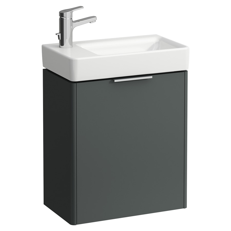 Élément inférieur BASE
46,0 x 53,0 x 26,5 cm
armoire de tablette, 1 porte
charnière à gauche
pour lave-mains 221 009