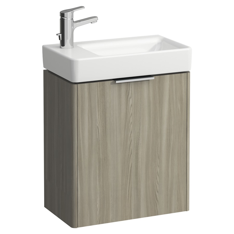 Élément inférieur BASE
46,0 x 53,0 x 26,5 cm
armoire de tablette, 1 porte
charnière à gauche
pour lave-mains 221 009