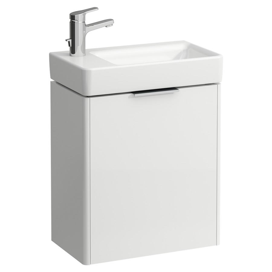 Élément inférieur BASE
46,0 x 53,0 x 26,5 cm
armoire de tablette, 1 porte
charnière à gauche
pour lave-mains 221 009