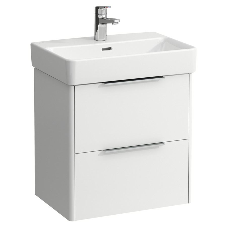 Élément inférieur BASE
52,0 x 53,0 x 36,0 cm
élément à 2 tiroirs
pour lavabo 211 306