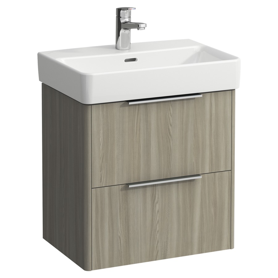Élément inférieur BASE
52,0 x 53,0 x 36,0 cm
élément à 2 tiroirs
pour lavabo 211 306