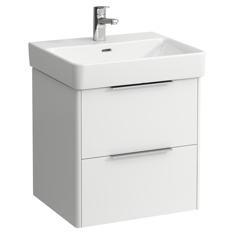 Élément inférieur BASE
52,0 x 53,0 x 44,0 cm
élément à 2 tiroirs
pour lavabo 212 067