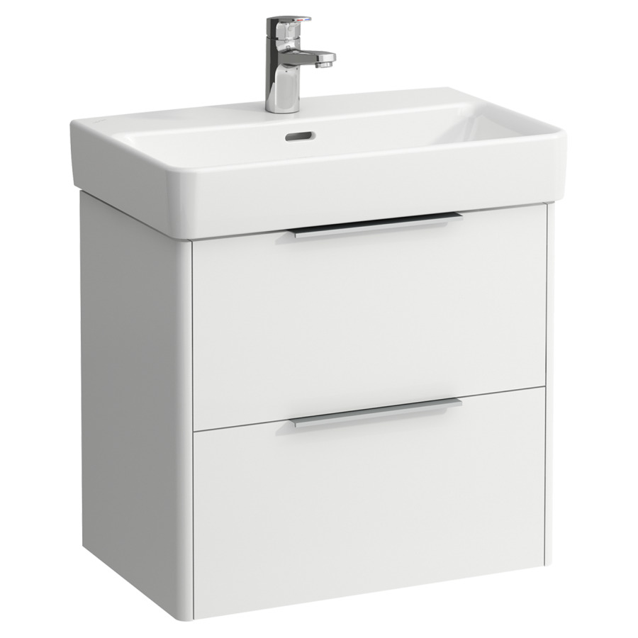 Élément inférieur BASE
57,0 x 53,0 x 36,0 cm
élément à 2 tiroirs
pour lavabo 211 307
