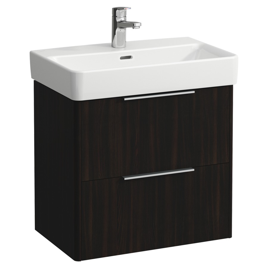 Élément inférieur BASE
57,0 x 53,0 x 36,0 cm
élément à 2 tiroirs
pour lavabo 211 307