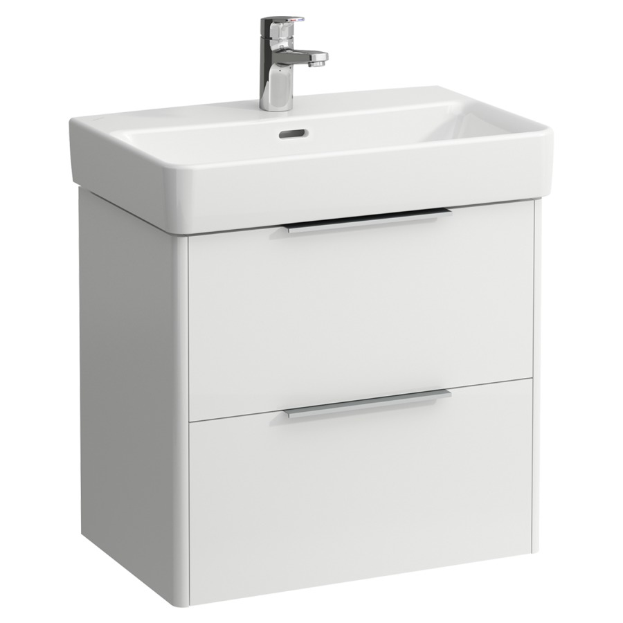 Élément inférieur BASE
57,0 x 53,0 x 36,0 cm
élément à 2 tiroirs
pour lavabo 211 307