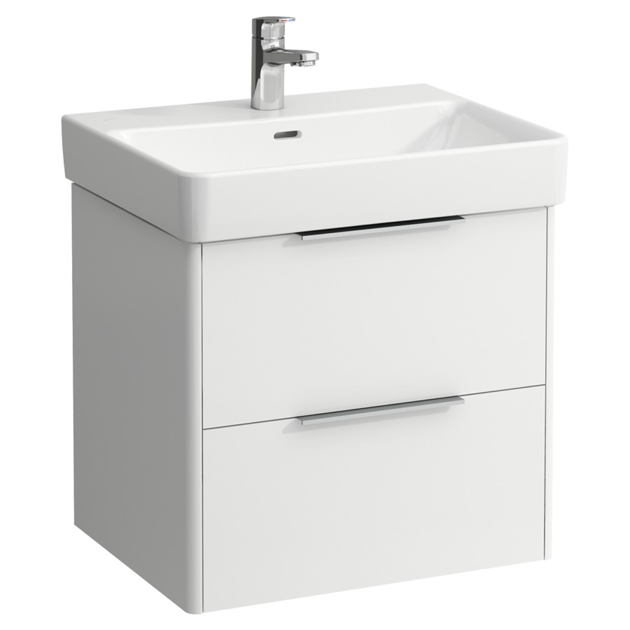 Élément inférieur BASE
57,0 x 53,0 x 44,0 cm
élément à 2 tiroirs
pour lavabo 212 068