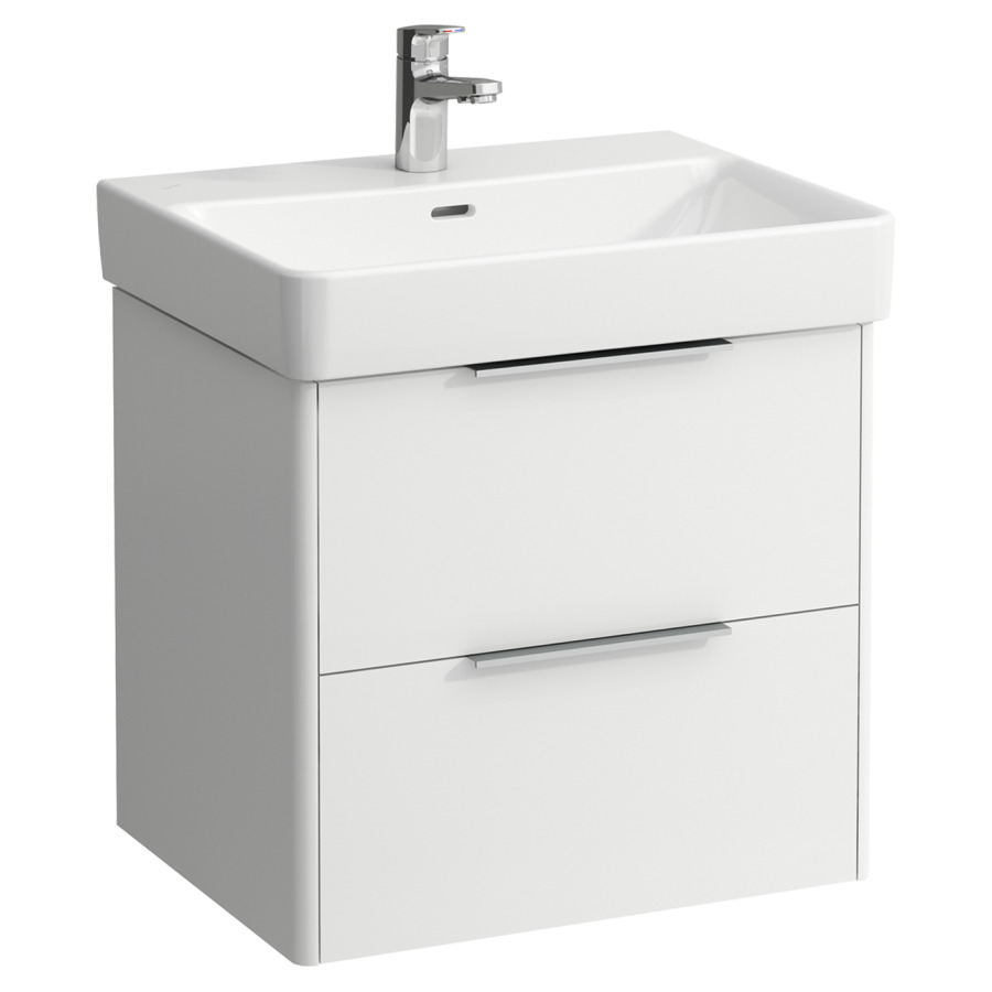 Élément inférieur BASE
57,0 x 53,0 x 44,0 cm
élément à 2 tiroirs
pour lavabo 212 068