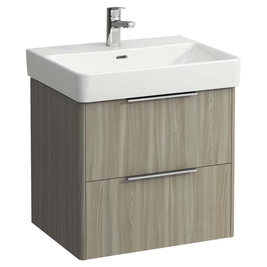 Élément inférieur BASE
57,0 x 53,0 x 44,0 cm
élément à 2 tiroirs
pour lavabo 212 068