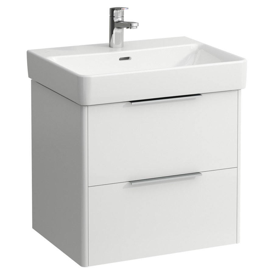 Élément inférieur BASE
57,0 x 53,0 x 44,0 cm
élément à 2 tiroirs
pour lavabo 212 068