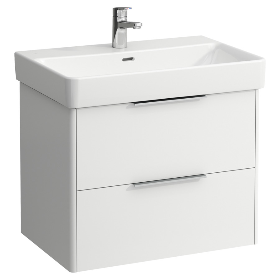 Élément inférieur BASE
66,5 x 53,0 x 44,0 cm
élément à 2 tiroirs
pour lavabo 212 070