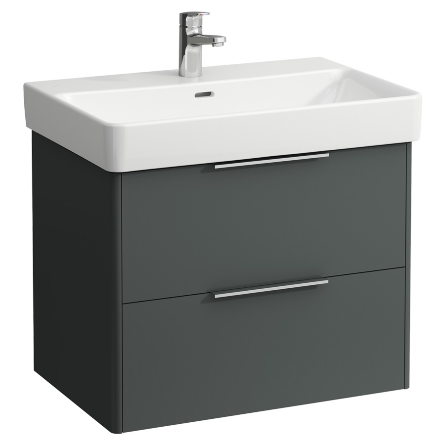 Élément inférieur BASE
66,5 x 53,0 x 44,0 cm
élément à 2 tiroirs
pour lavabo 212 070