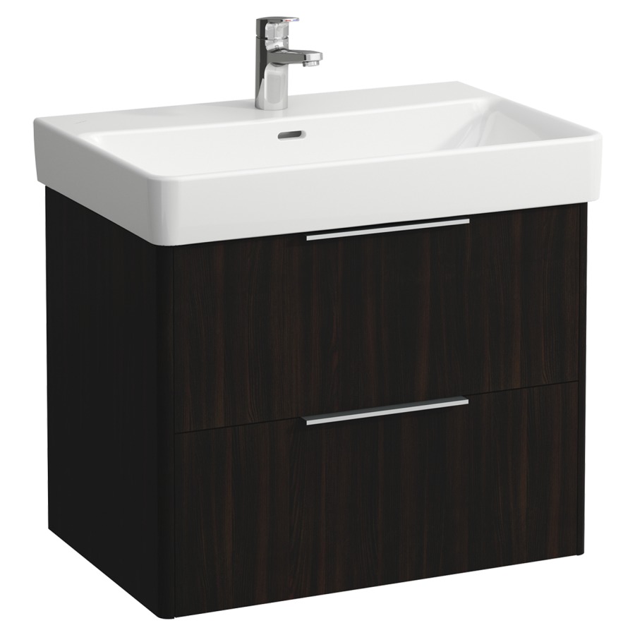 Élément inférieur BASE
66,5 x 53,0 x 44,0 cm
élément à 2 tiroirs
pour lavabo 212 070