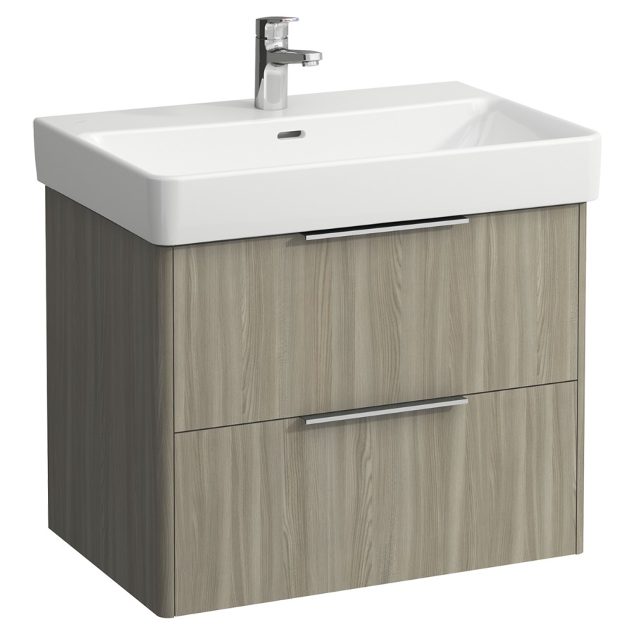 Élément inférieur BASE
66,5 x 53,0 x 44,0 cm
élément à 2 tiroirs
pour lavabo 212 070
