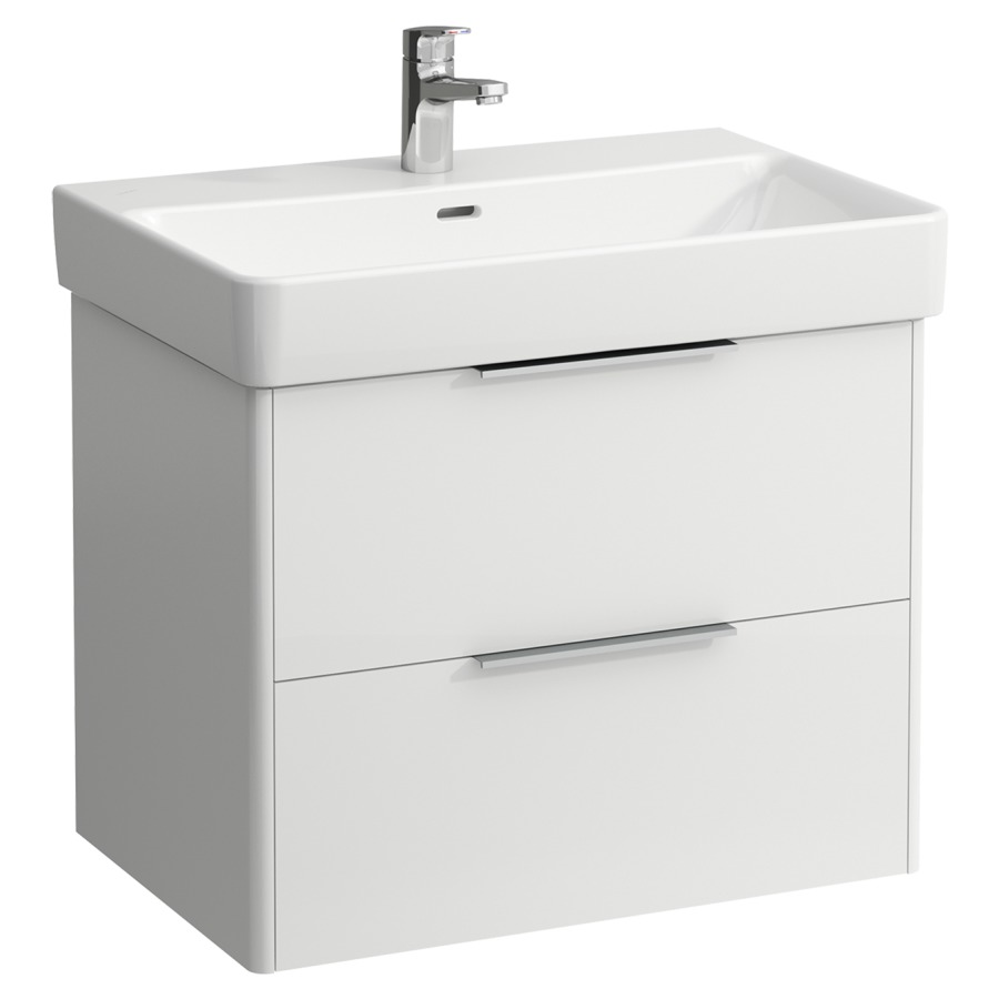 Élément inférieur BASE
66,5 x 53,0 x 44,0 cm
élément à 2 tiroirs
pour lavabo 212 070