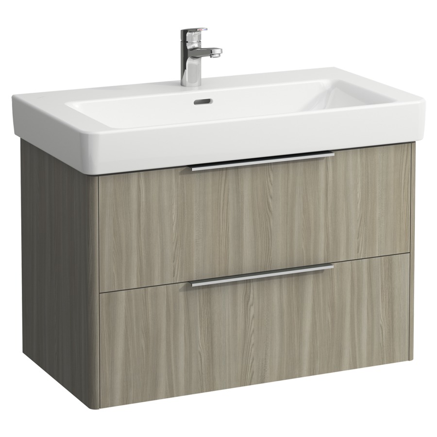 Élément inférieur BASE
81,0 x 53,0 x 44,0 cm
élément à 2 tiroirs
pour lavabo 212 075