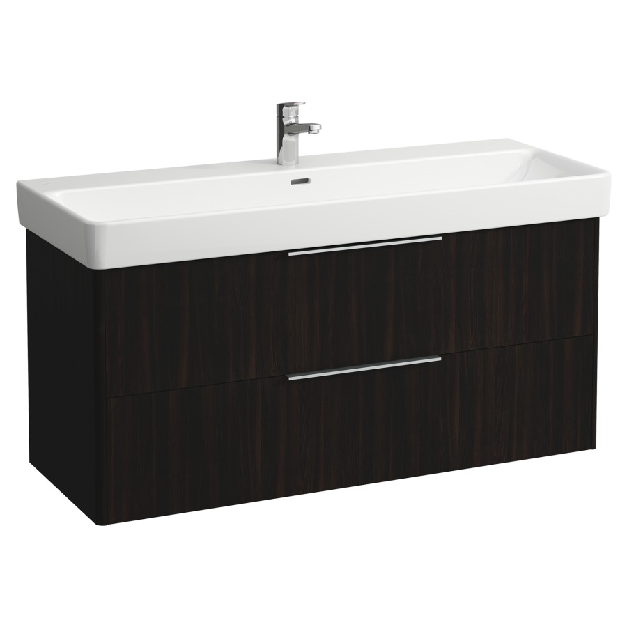 Élément inférieur BASE
116,0 x 53,0 x 44,0 cm
élément à 2 tiroirs
pour lavabo 214 076