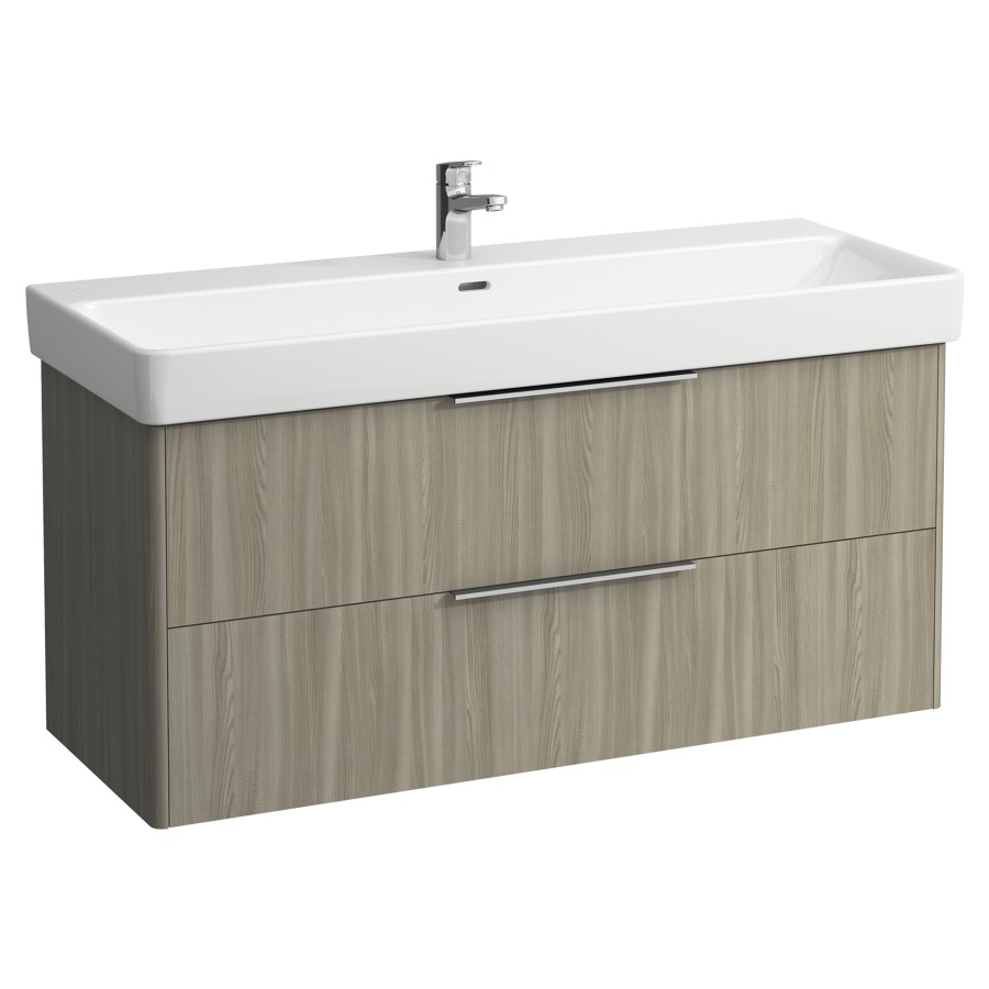 Élément inférieur BASE
116,0 x 53,0 x 44,0 cm
élément à 2 tiroirs
pour lavabo 214 076