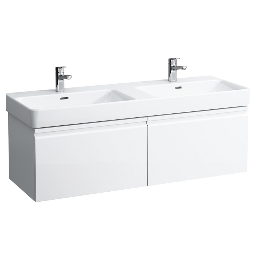 Élément inférieur LAUFEN PRO S
126,0 x 39,0 x 45,0 cm
élément à 2 tiroirs
pour lavabo double 214 073