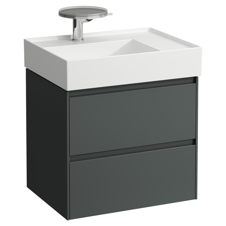 Élément inférieur LANI FOR
KARTELL
58,5 x 51,5 x 45 cm
élément à 2 tiroirs
pour lavabo 212 090