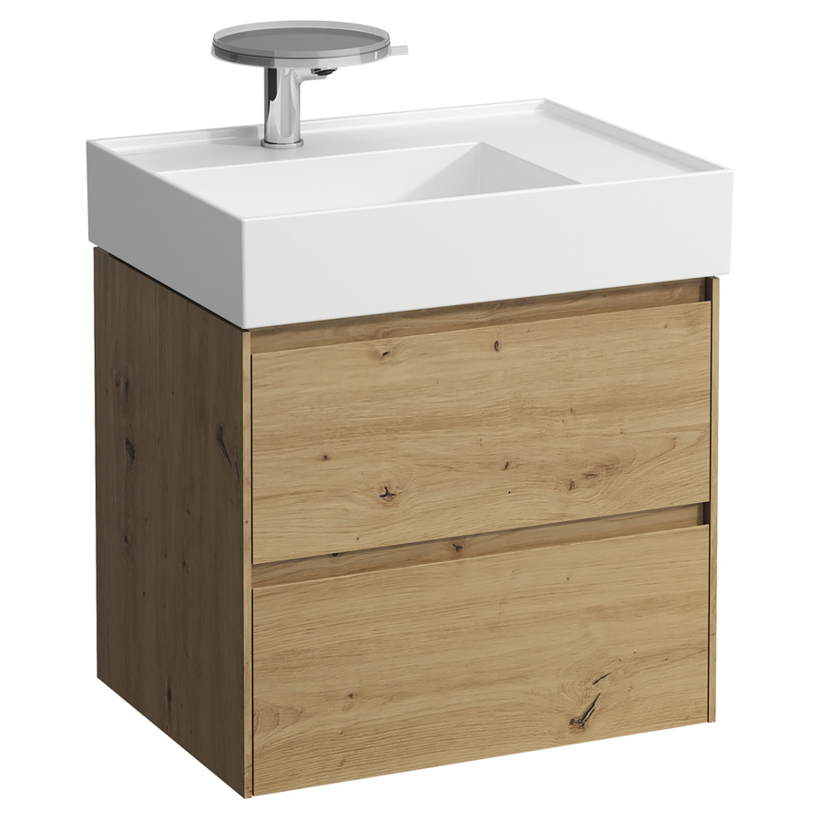 Élément inférieur LANI FOR
KARTELL
58,5 x 51,5 x 45 cm
élément à 2 tiroirs
pour lavabo 212 090