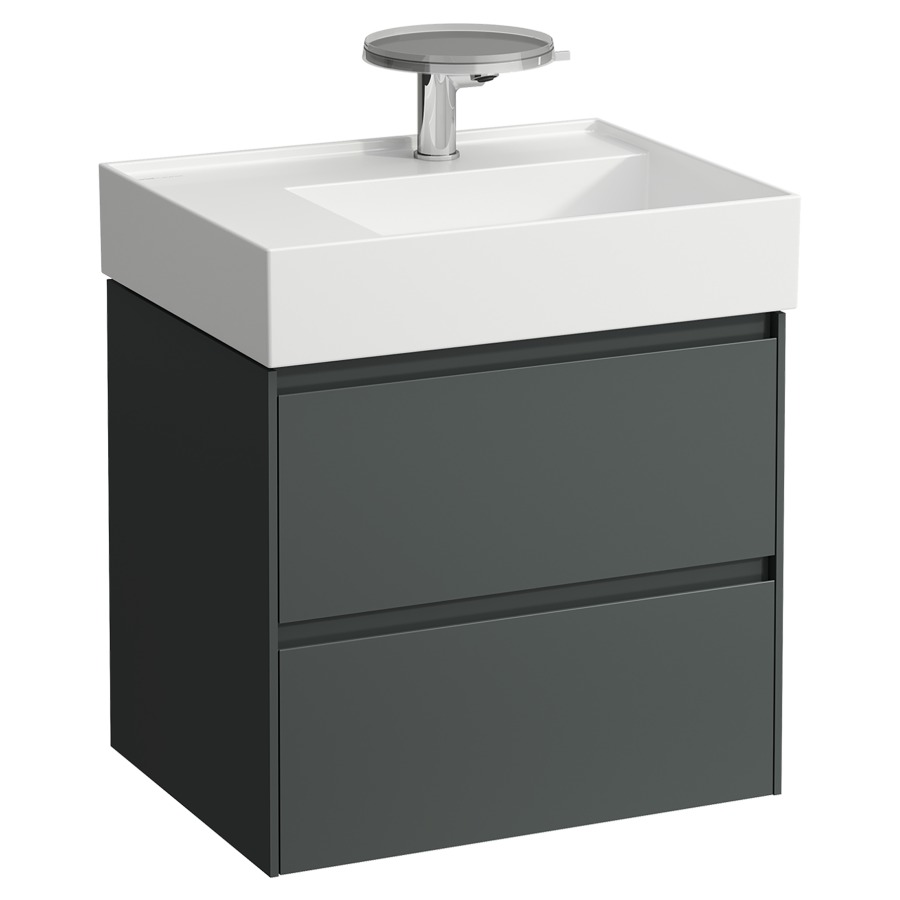 Élément inférieur LANI FOR
KARTELL
58,5 x 51,5 x 45 cm
élément à 2 tiroirs
pour lavabo 212 092