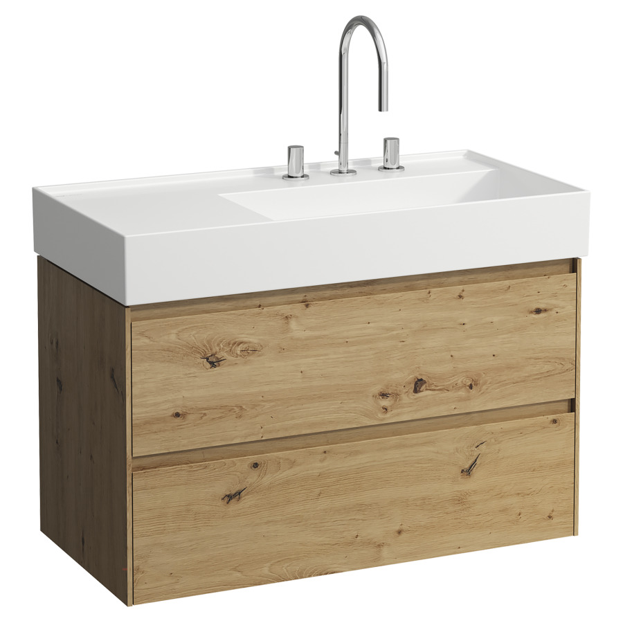 Élément inférieur LANI FOR
KARTELL
88 x 51,5 x 45 cm
élément à 2 tiroirs
pour lavabo 212 094