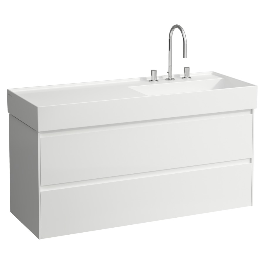 Élément inférieur LANI FOR
KARTELL
118 x 51,5 x 45 cm
élément à 2 tiroirs
pour lavabo 212 104
