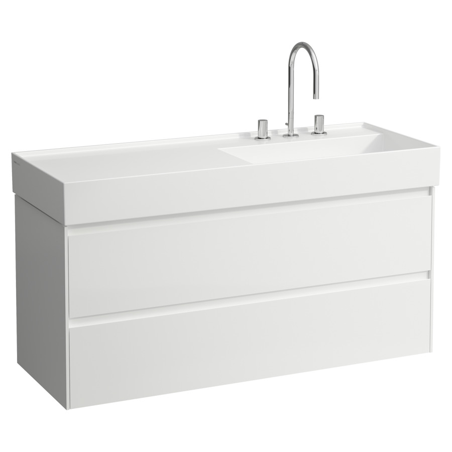 Élément inférieur LANI FOR
KARTELL
118 x 51,5 x 45 cm
élément à 2 tiroirs
pour lavabo 212 104