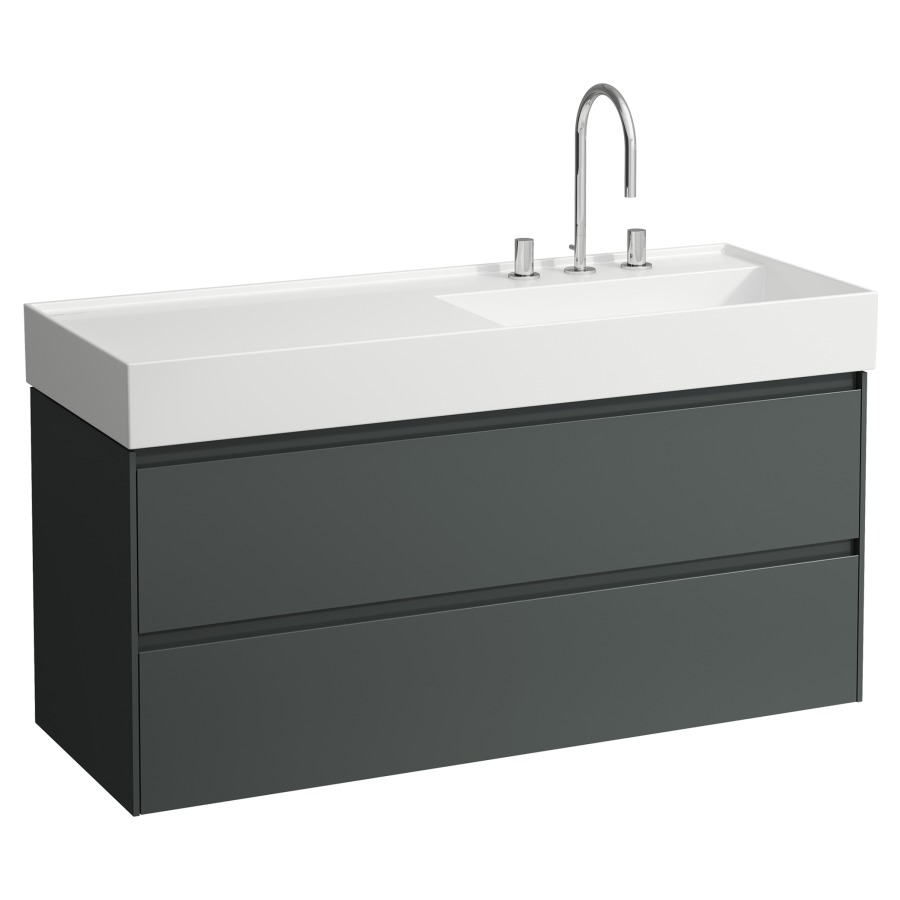 Élément inférieur LANI FOR
KARTELL
118 x 51,5 x 45 cm
élément à 2 tiroirs
pour lavabo 212 104