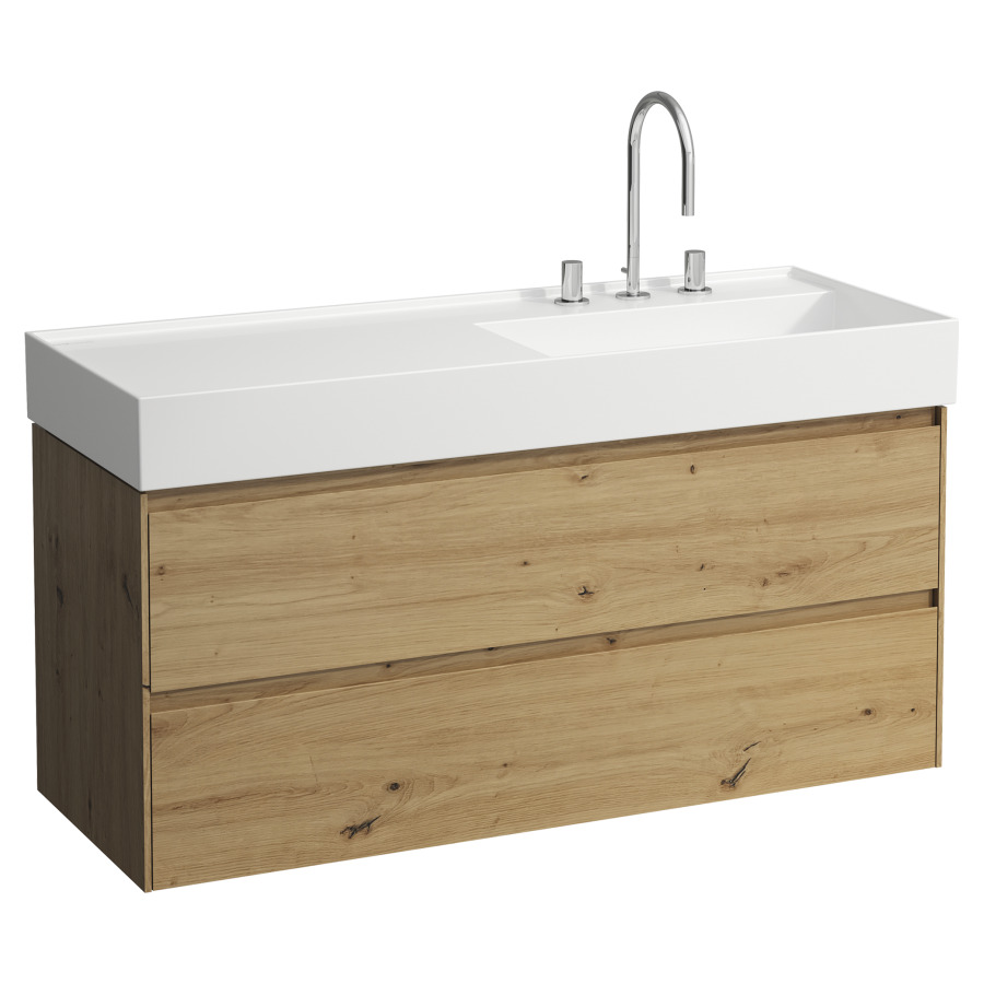 Élément inférieur LANI FOR
KARTELL
118 x 51,5 x 45 cm
élément à 2 tiroirs
pour lavabo 212 104