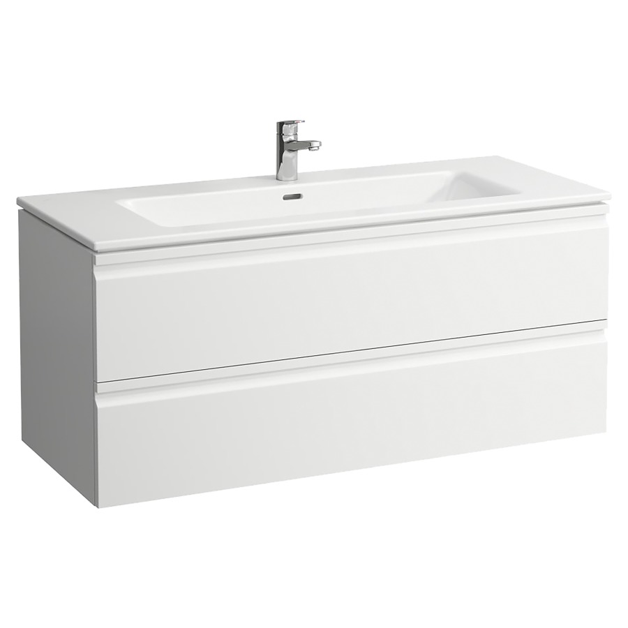 Combinaison de meuble PRO S
120 x 54.5 x 50 cm
élément de tiroir, 2&nbsp;tiroirs
avec lavabo en céramique blanc
avec trop-plein et barre-poignée intégrée