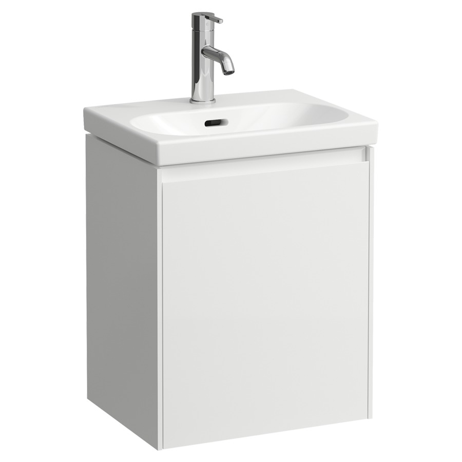 Élément inférieur LANI
43,5 x 51,5 x 34 cm
armoire de tablette, 1 porte
charnières à gauche
pour lave-mains 212 956/962