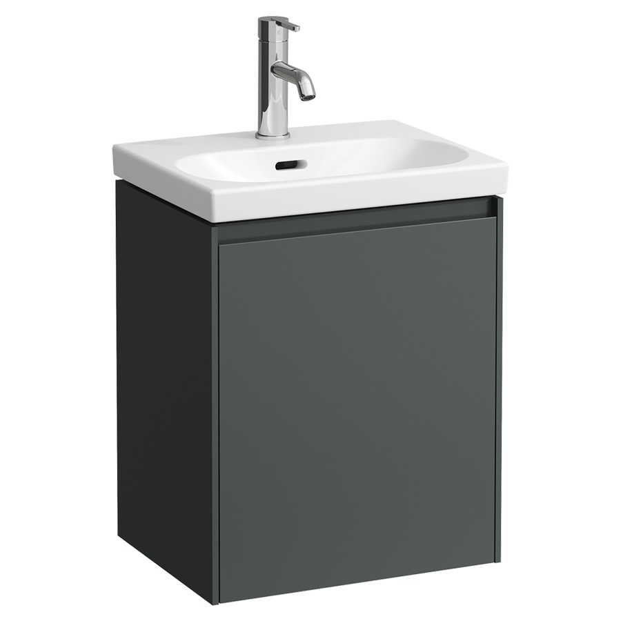 Élément inférieur LANI
43,5 x 51,5 x 34 cm
armoire de tablette, 1 porte
charnières à gauche
pour lave-mains 212 956/962