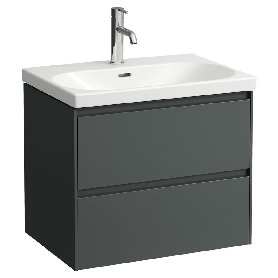 Élément inférieur LANI
63,5 x 51,5 x 45 cm
élément à 2 tiroirs
pour lavabo 212 974/975