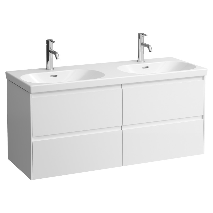 Élément inférieur LANI FOR LUA
118 x 51,5 x 45 cm
2 éléments à chacun 2 tiroirs
pour lavabo double
213 060/061/062