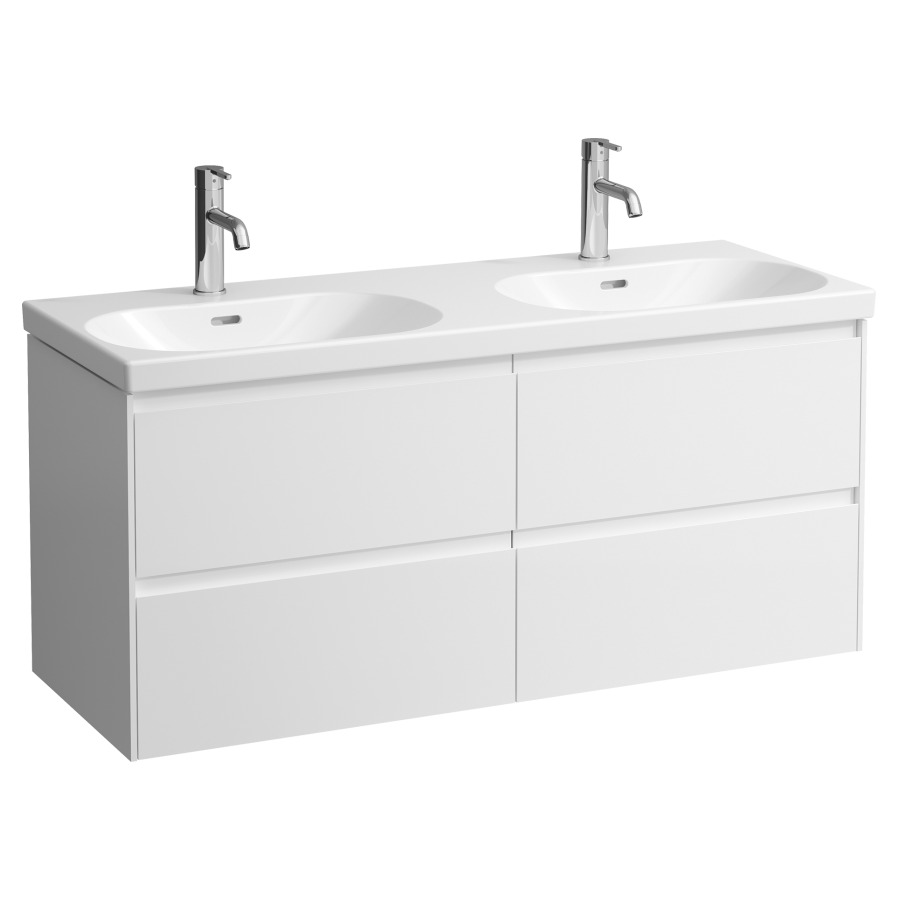 Élément inférieur LANI FOR LUA
118 x 51,5 x 45 cm
2 éléments à chacun 2 tiroirs
pour lavabo double
213 060/061/062