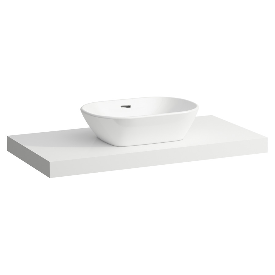 Table de lavabo LANI
98,5 x 6,5 x 49,5 cm
pour lavabo à poser découpe au
centre, incl. 2 consoles