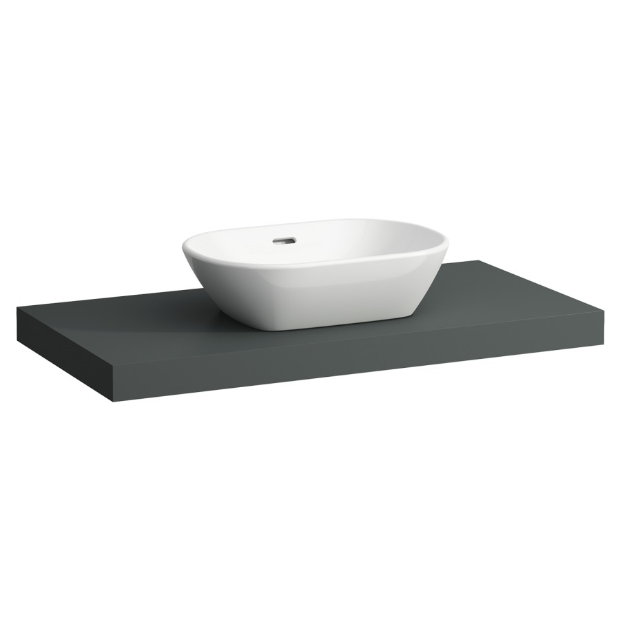 Table de lavabo LANI
98,5 x 6,5 x 49,5 cm
pour lavabo à poser découpe au
centre, incl. 2 consoles