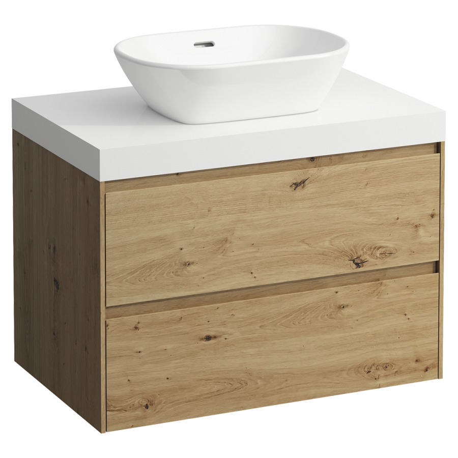 Meubles de lavabo LANI
78,5 x 58,0 x 49,5 cm
table de lavabo blanc mat
pour lavabo à poser découpe au
centre, élément à 2 tiroirs