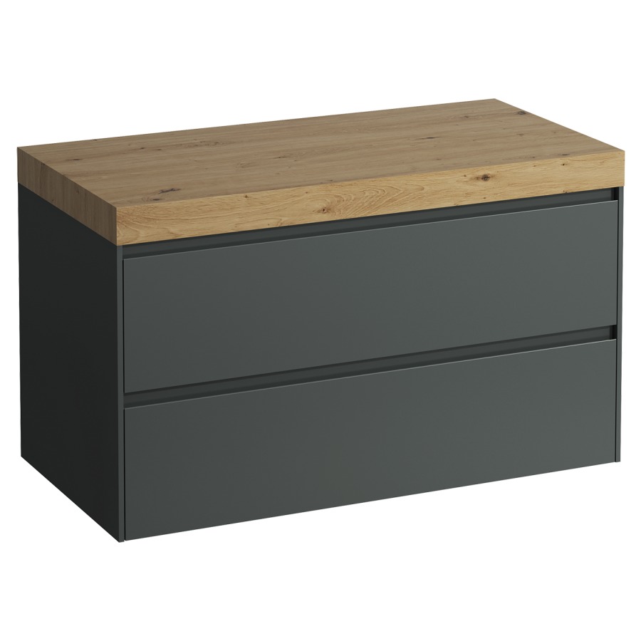 Meubles de lavabo LANI
98,5 x 58,0 x 49,5 cm
table de lavabo chêne
sans découpe de lavabo
élément à 2 tiroirs
