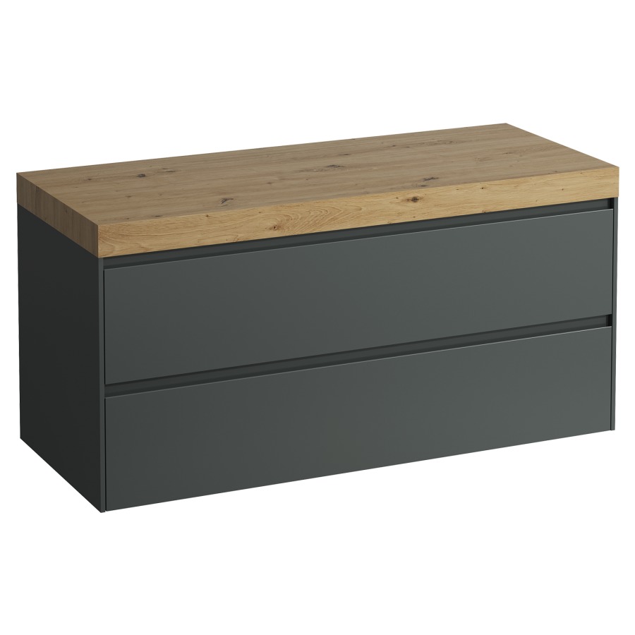 Meubles de lavabo LANI
118,5 x 58,0 x 49,5 cm
table de lavabo chêne
sans découpe de lavabo
élément à 2 tiroirs
