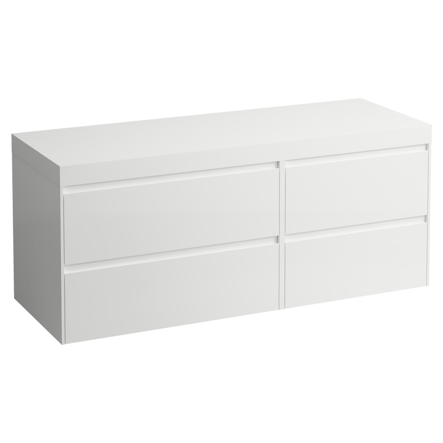 Meubles de lavabo LANI
137,0 x 58,0 x 49,5 cm
table de lavabo blanc mat
sans découpe de lavabo
2 éléments (80/60 cm) à chacun
2 tiroirs