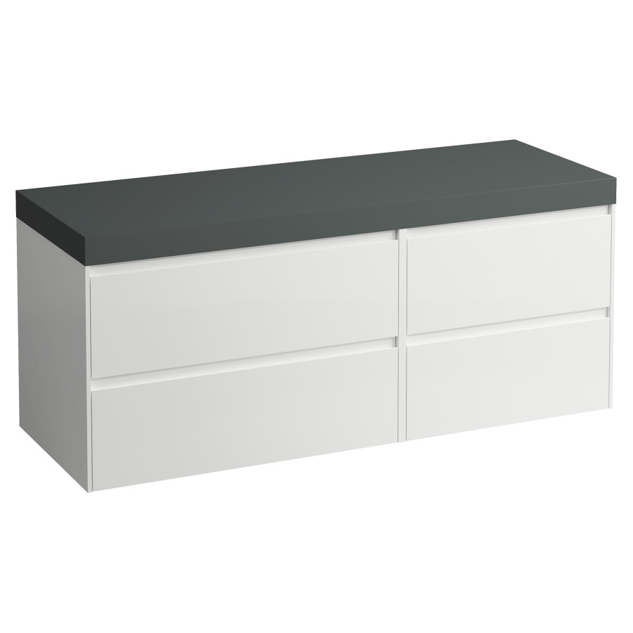 Meubles de lavabo LANI
137,0 x 58,0 x 49,5 cm
table de lavabo gris
sans découpe de lavabo
2 éléments (80/60 cm) à chacun
2 tiroirs