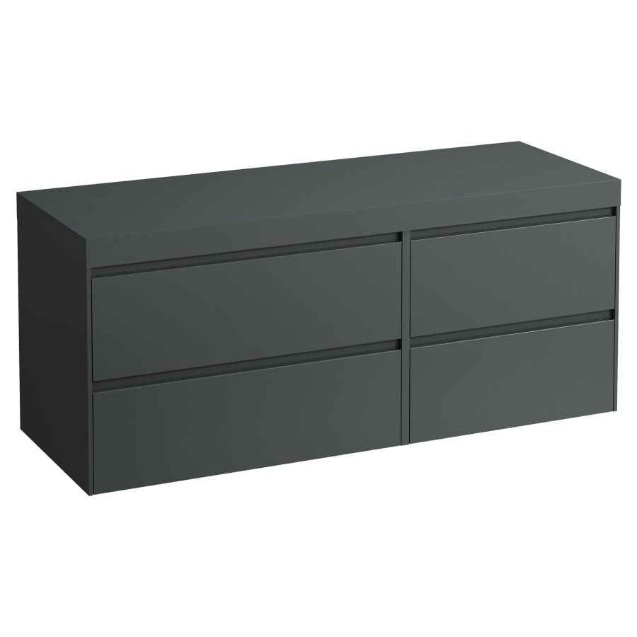 Meubles de lavabo LANI
137,0 x 58,0 x 49,5 cm
table de lavabo gris
sans découpe de lavabo
2 éléments (80/60 cm) à chacun
2 tiroirs