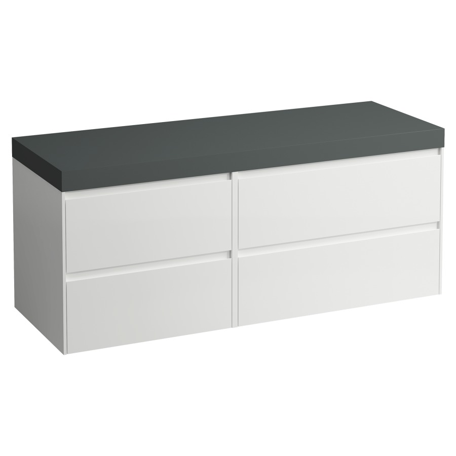 Waschtischmöbel LANI
137,0 x 58,0 x 49,5 cm
Waschtischplatte grau
ohne Waschtischausschnitt
2 Schubladenelemente
60/80 cm), je 2 Schubladen