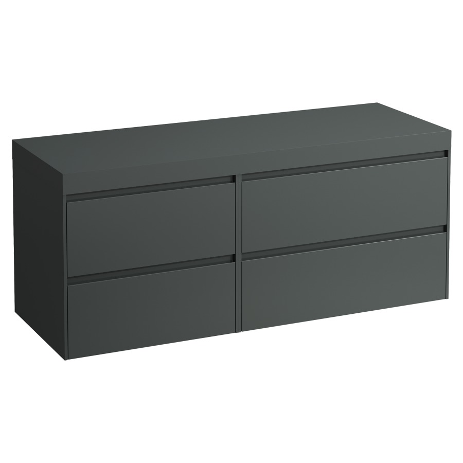 Waschtischmöbel LANI
137,0 x 58,0 x 49,5 cm
Waschtischplatte grau
ohne Waschtischausschnitt
2 Schubladenelemente
60/80 cm), je 2 Schubladen