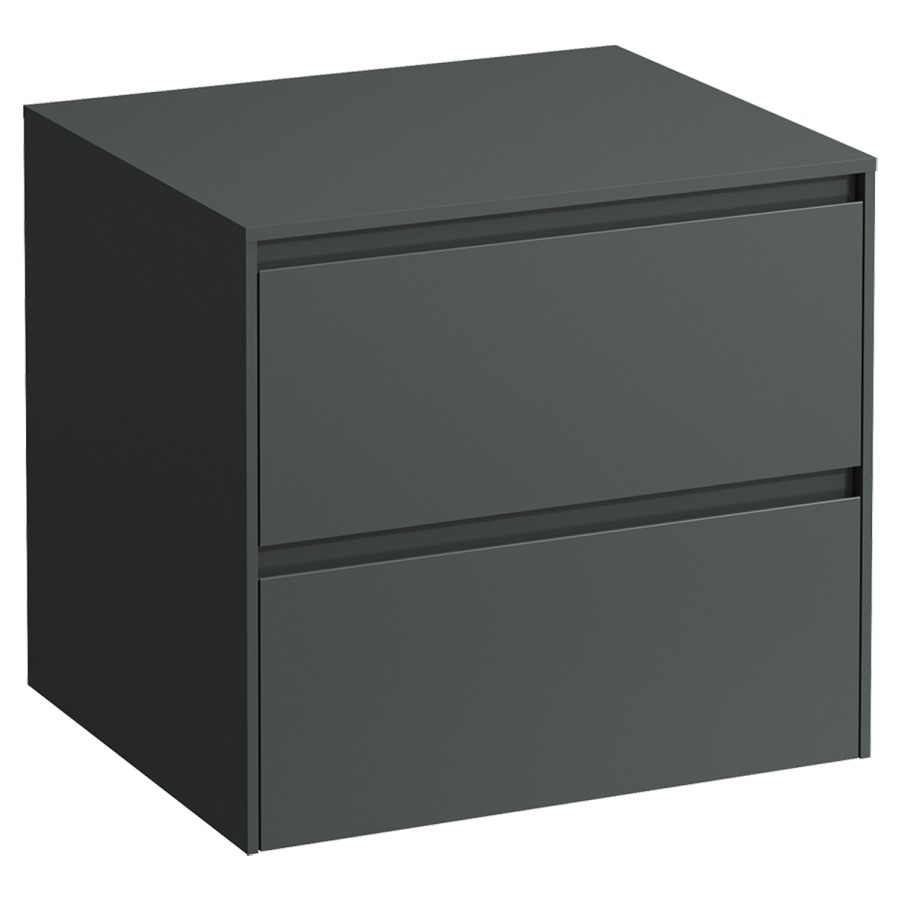 Meubles de lavabo LANI
58,5 x 52,5 x 49,5 cm
Top 12 mm
sans découpe de lavabo
élément à 2 tiroirs